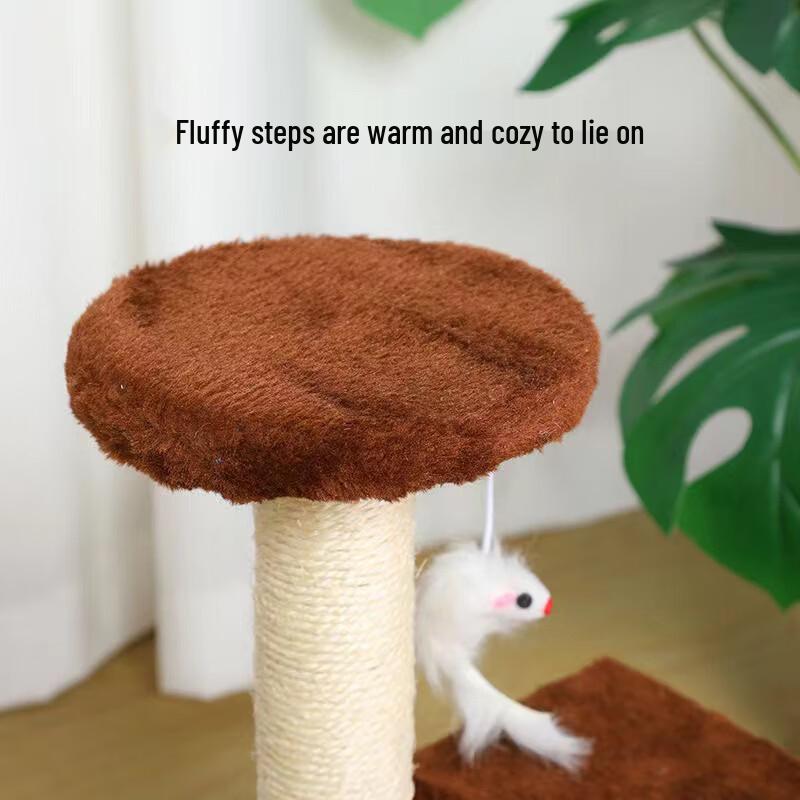 Compact Cat Scratching Post and Tree