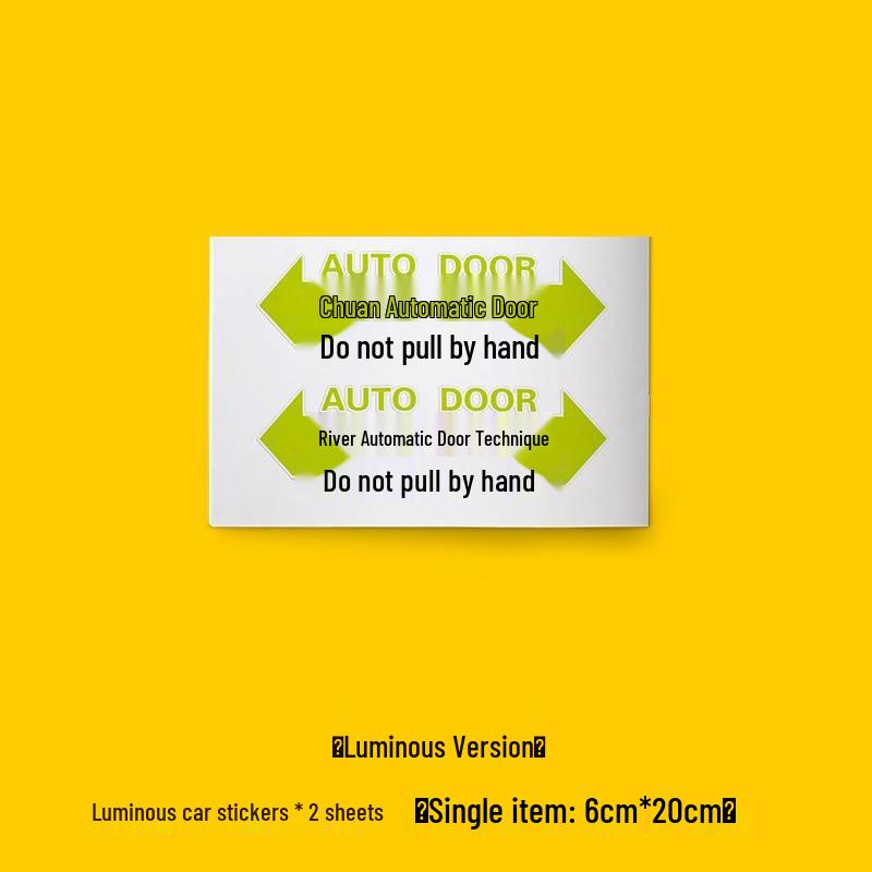 Honda Odyssey Automatic Door Warning Stickers - GL8 Elysion Electric Door Decoratives