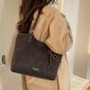 Retro hochwertige Tote-Tasche Damen Frühling und Herbst neue trendige Handtasche mit großem Fassungsvermögen für die Arbeit Pendeln Umhängetasche Tasche
