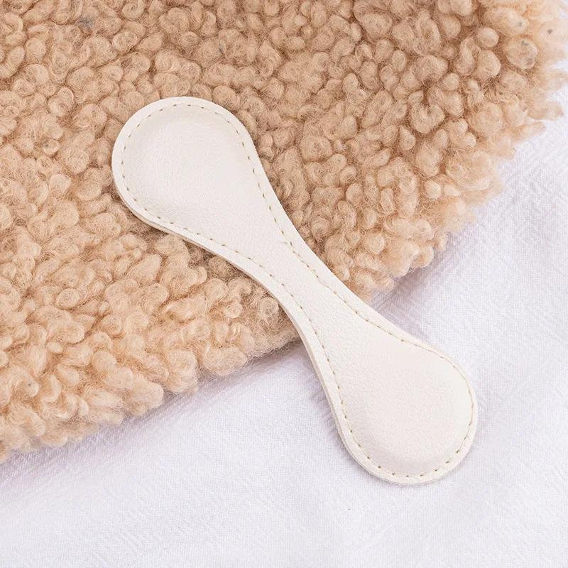 Magnetic Bookmark Full Grain Leather Asymmetric Clip Strong Magnet Paper Holder Durable Notebook Planner Accessory for Daily Use