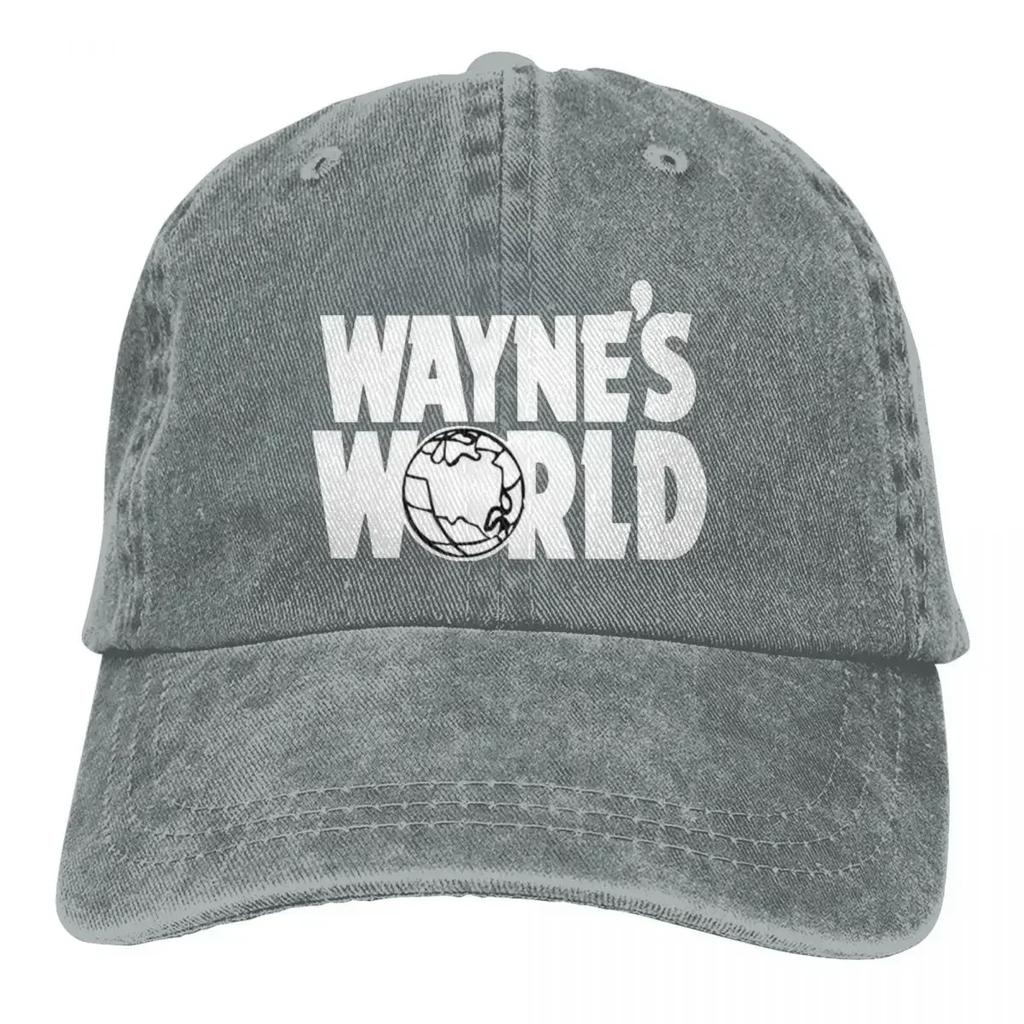 Waynes World  Baseball Cap Popular Comedy Kpop Rock Trucker Hat  Breathable Unisex Unisex Fashion Custom Logo Baseball Caps