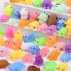 10-50PCS Mini Kawaii Mochi Squishy Toys for Kids Birthday Party Favors Pinata Filler School Prizes Christmas Stocking Stuffers