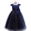 Honey baby Formal Perfect for Piano and Competitions Size Girls' Dress, Recitals, Weddings, Concerts, Parties, (Navy, 130)