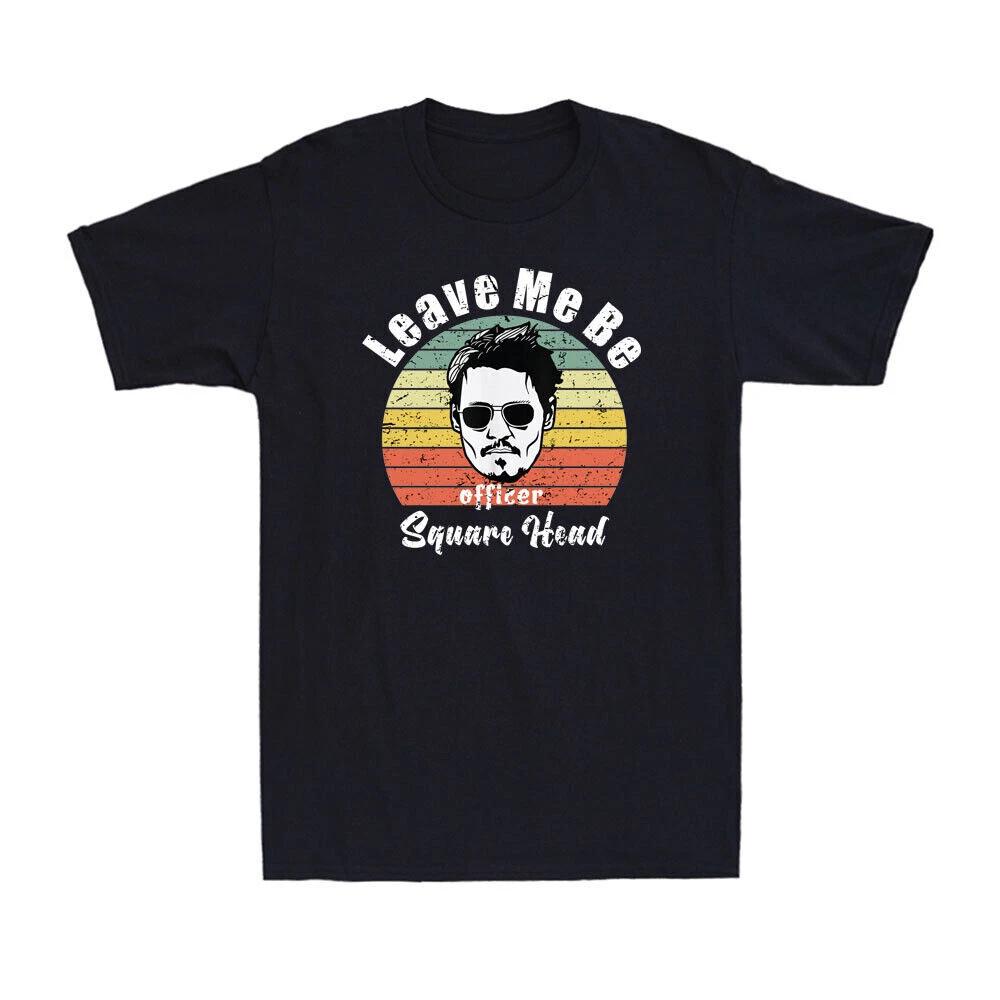 Leave Me Be Officer Squarehead T-Shirt Funny Justice Saying Retro Men s T-Shirt M