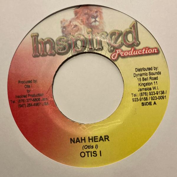 7-дюймовая пластинка OTIS I Nah Hear NONE Вдохновленный Продакшн Ямайка Регги Ска Даб Б/у