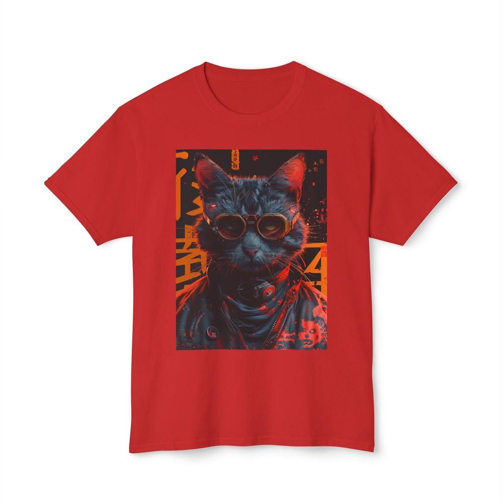 

Cat T-shirt - Japanese Cat Design 4XL
