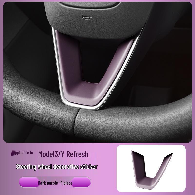 Updated Tesla Model 3/Y Center Console Silicone Wireless Charger Decor Accessory.