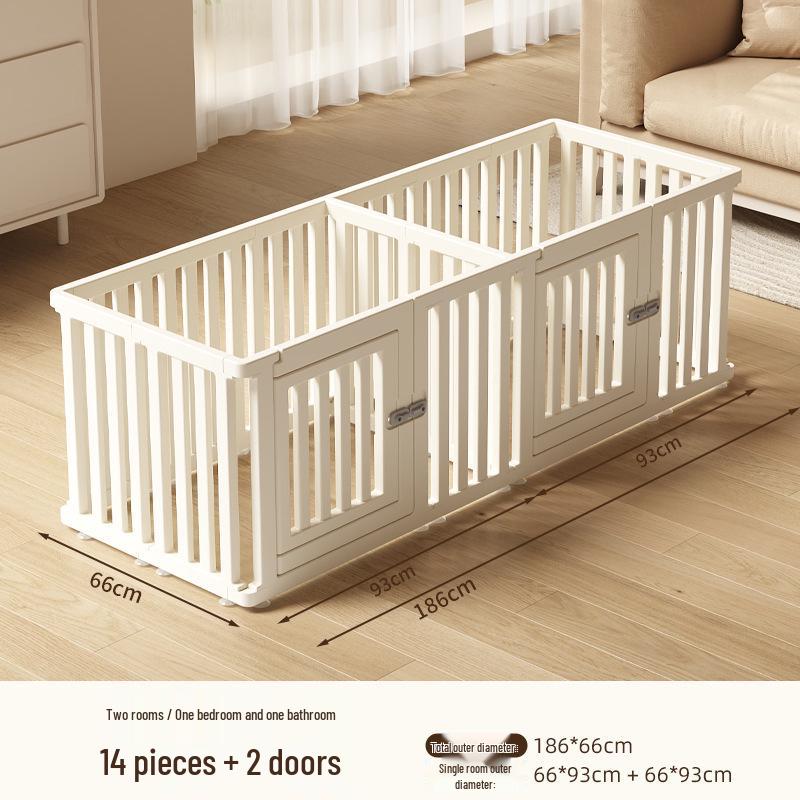Indoor Dog Safety Barrier - Pet Fence & Anti-Escape Cage for Small Dogs