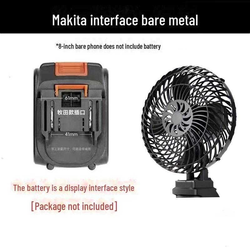 High-Power Portable Industrial Lithium Electric Fan for Home and Car