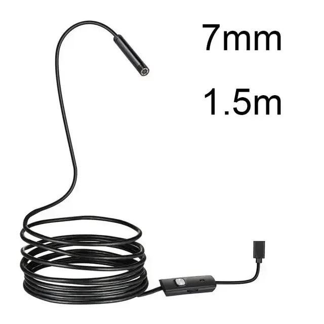 New 8mm 1080P HD USB Endoscope Camera - 8 LED 1/2/5M Flexible Cable Waterproof for Android PC