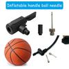 Prestas Valves & Air Pumps Football Needle Set, Air Tires Inflator Pump Adapter for Portable Air Compressor