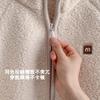 11 Thickened Couple Pajamas Lamb Wool Loungewear Women's Winter Thermal Stand-up Collar Zipper Outer Wear Set