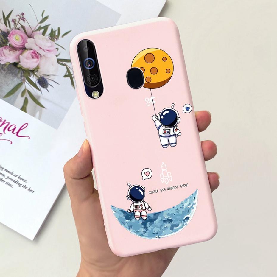 Phone Case For Samsung Galaxy A60 Cute Cartoon Candy Color Soft Silicon TPU Cases For Samsung M40 A60 SM-A606F A606Y M405F