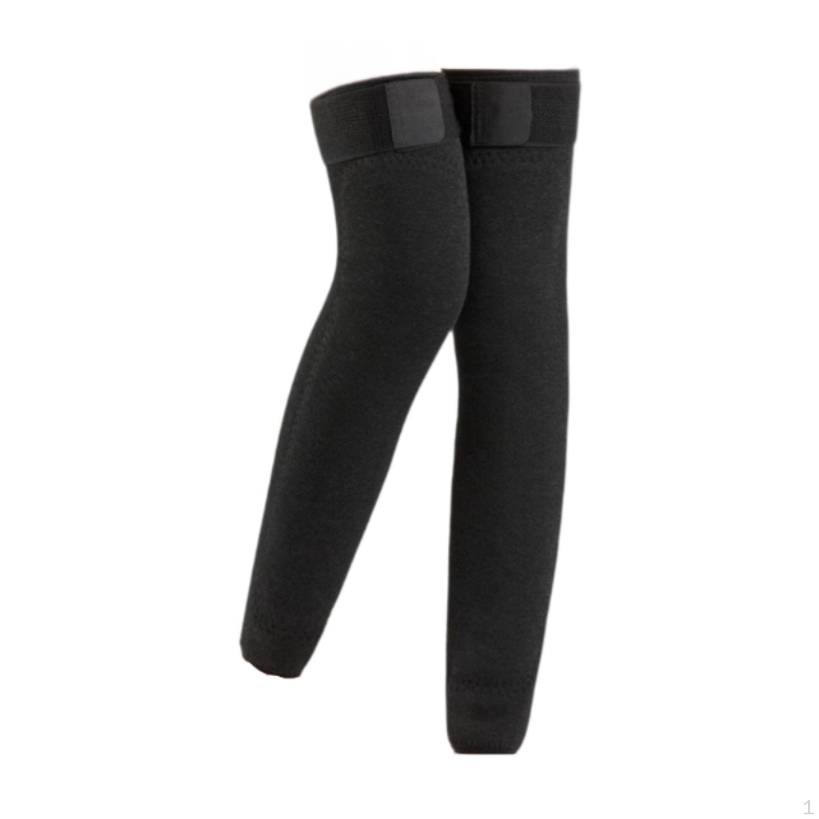 

Зимние наколенники, леггинсы, чулки, плюшевый флис, защитное снаряжение, гетры для ног 55cm