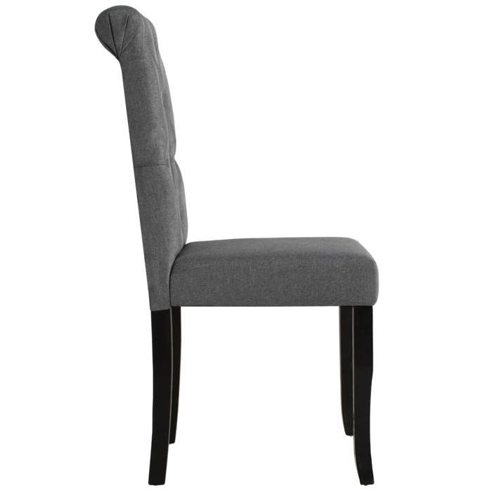 VidaXL 6x Chaises de Salle à Manger Chaises de Repas Chaises à Dîner Sièges de Cuisine Meubles de Cuisine Intérieur Gris 275151