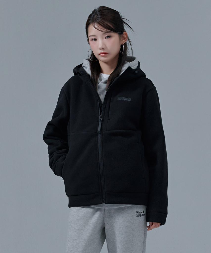 Chasecult Unisex Polar Fleece Boa Bonded Reißverschluss Hoodie-Cfzu4302D03