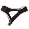 AntiSnoring Chin Strap Adjustable Breathable Stop Snoring Strap Jaw Support Belt(Black with Pink Edge )