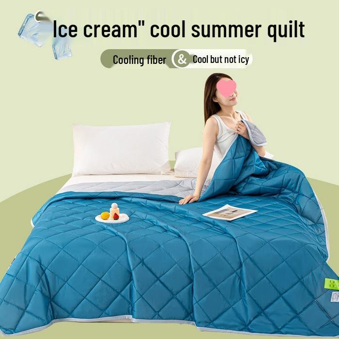2025 Spring/Summer Silk Air Conditioning Quilt - Cool, Solid Color