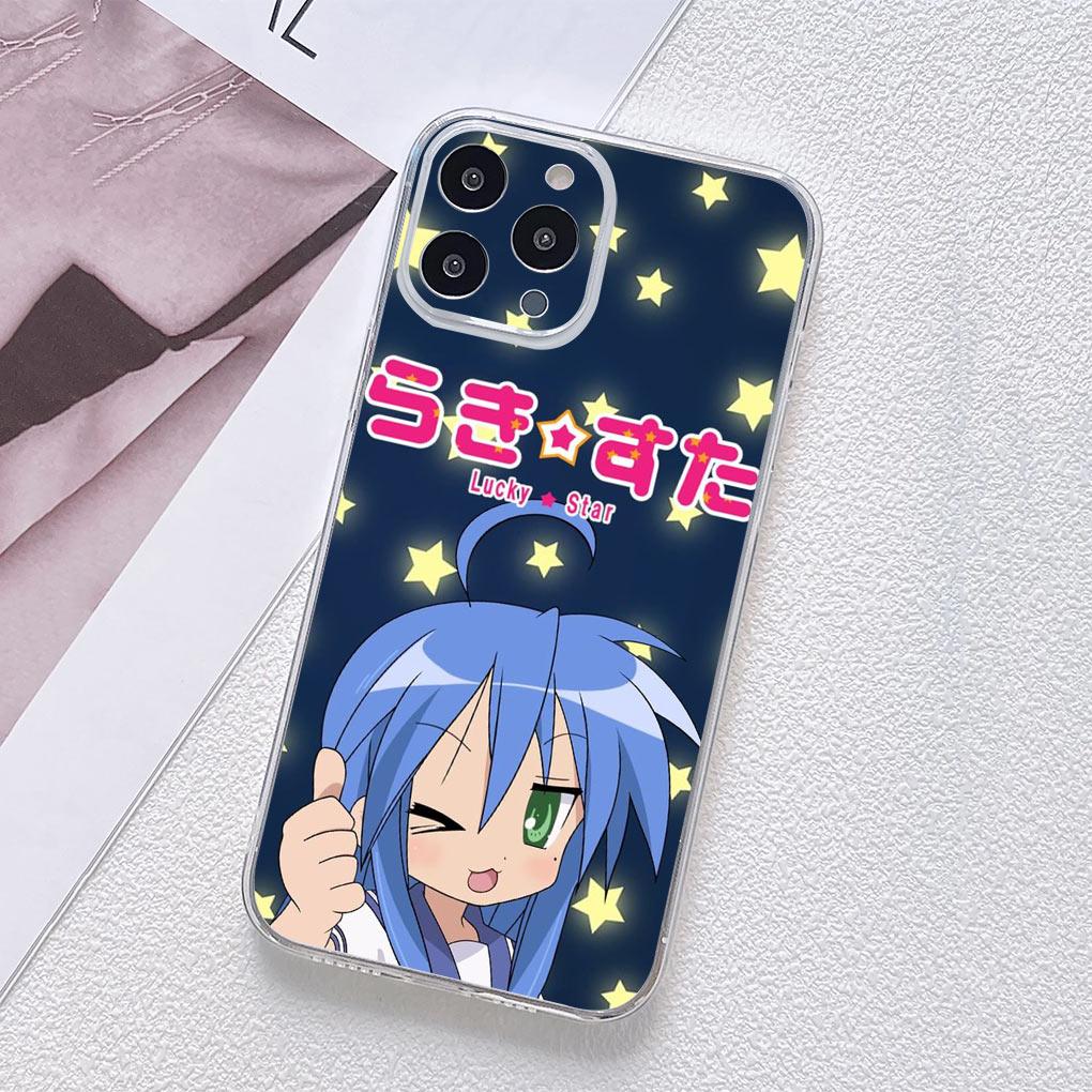 Lucky Star Izumi Konata girl Soft Cover for Samsung Galaxy A04 A14 A23 A34 A54 M23 M33 M52 M53 M30S M31 M51 M21 Phone Case
