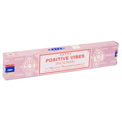 Satya Positive Vibes Incense Cones (Pack of 12)