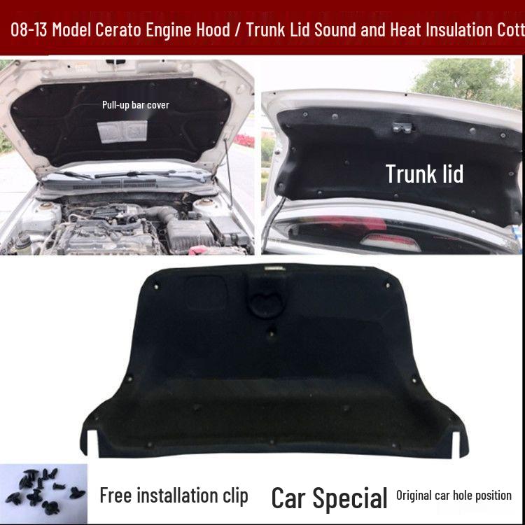 Kia Cerato Engine Hood Sound & Heat Insulation Cotton Liner