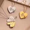 Titanium steel necklace, love book mother plot mother collarbone chain, hot-selling European and American fashion necklace