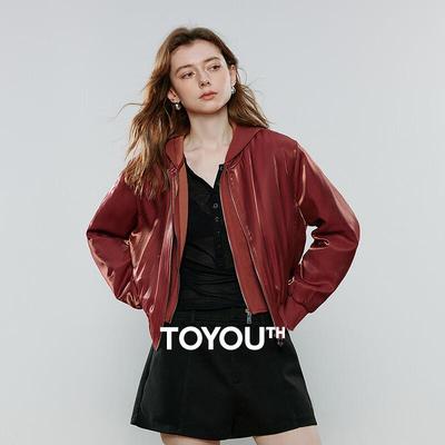 Chuyu Women's Spliced Hooded Winter Jacket