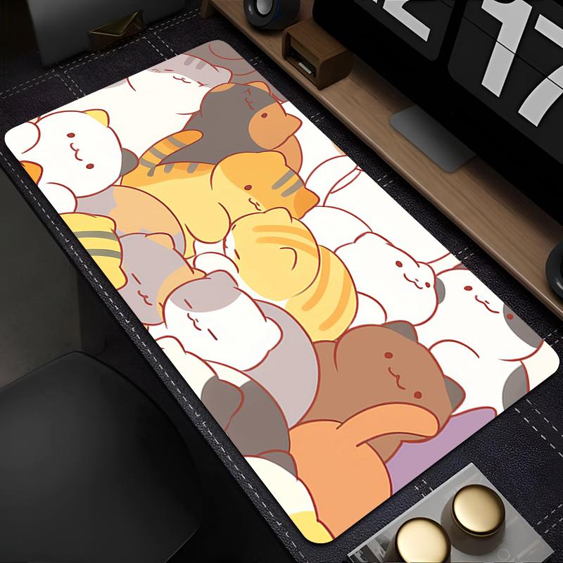Gaming Mouse Pad New Mousepad Cute Amine Cat Gamer Desk Mat Keyboard Pad Carpet Computer Table Surface For Accessories Mausepad