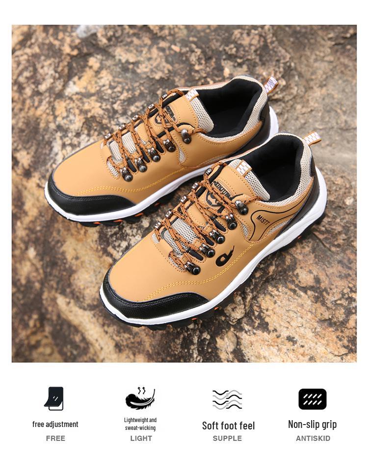 Men's Plus Size Outdoor Hiking and Travel Shoes for Spring and Autumn 2025