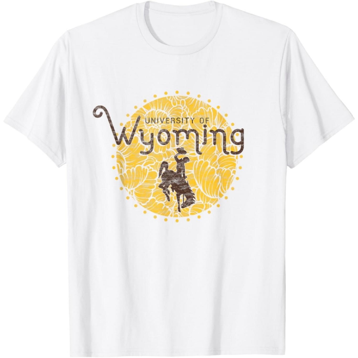 Wyoming Cowboys Apparel Floral Circle T-Shirt S