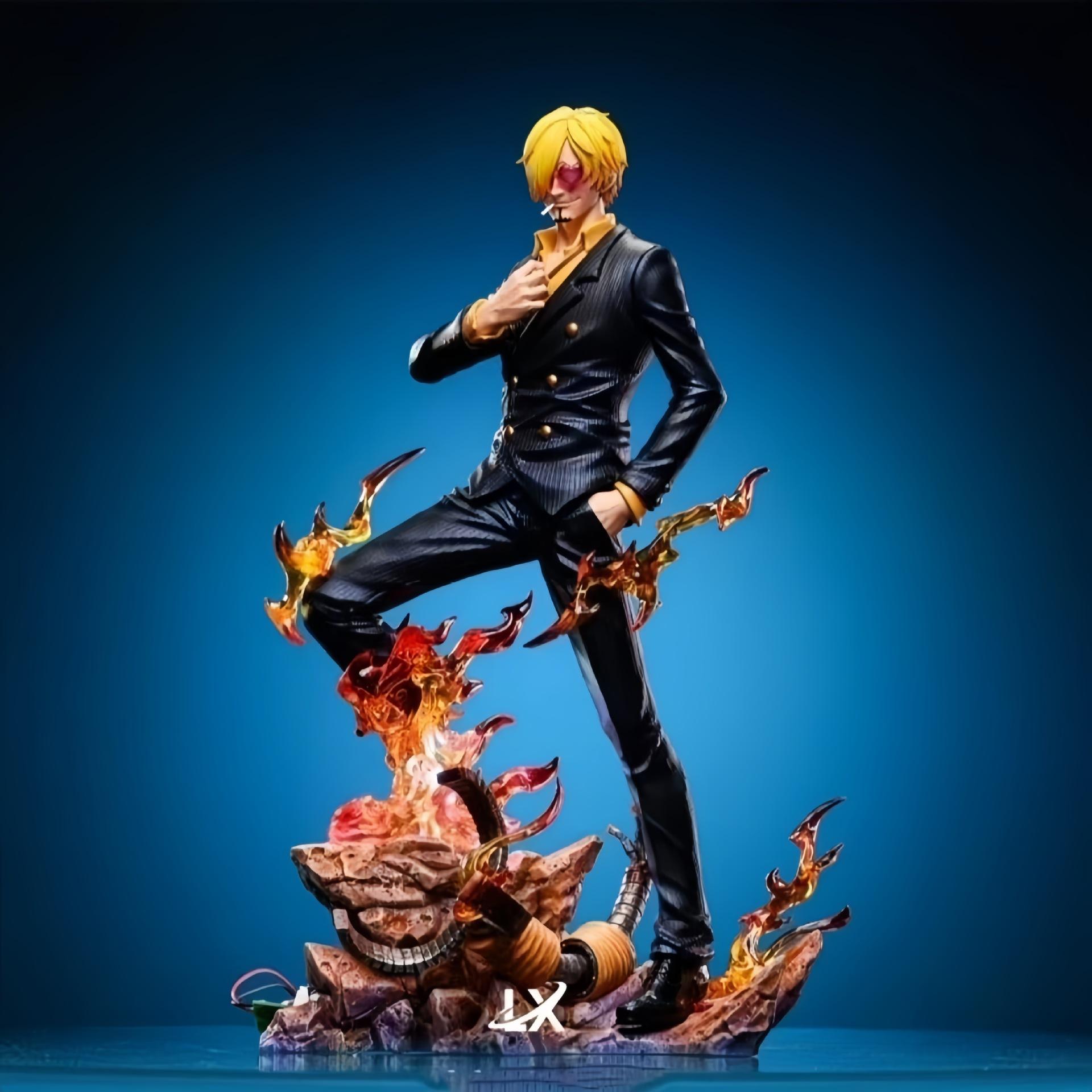 

Фігурка Аніме One Piece Санджі з Подвійними Крилами, 2 Голови, Статуя GK, Модель, Іграшка 25 см чорний