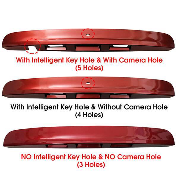 Compatible Tailgate Handle Cover for 2007-2014 Nissan Qashqai J10