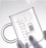 New Caffeine Beaker Mug Graduated Beaker Mug with Handle  Borosilicate Glass  Cup                                    Cup