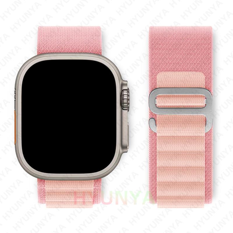 Alpine Λουράκι για Apple Watch Band Σειρά 10 9 8 7 SE Ultra 2 41mm 42mm 45mm 46mm 49mm 40mm 44mm IWatch Correa Λουράκι Ρολόι Βραχιόλι