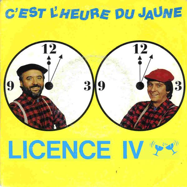 

7-дюймовая пластинка LICENCE IV Cest Lheure Du Jaune 1742317 Charles Talar R 1988 Франция Поп Б/у