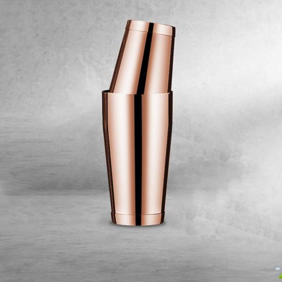 600ml/800ml Cocktail Shaker Drawing Process Clean Easily Anti-rust Stainless Steel Insulated Manual Cocktail Mixer Home Supply