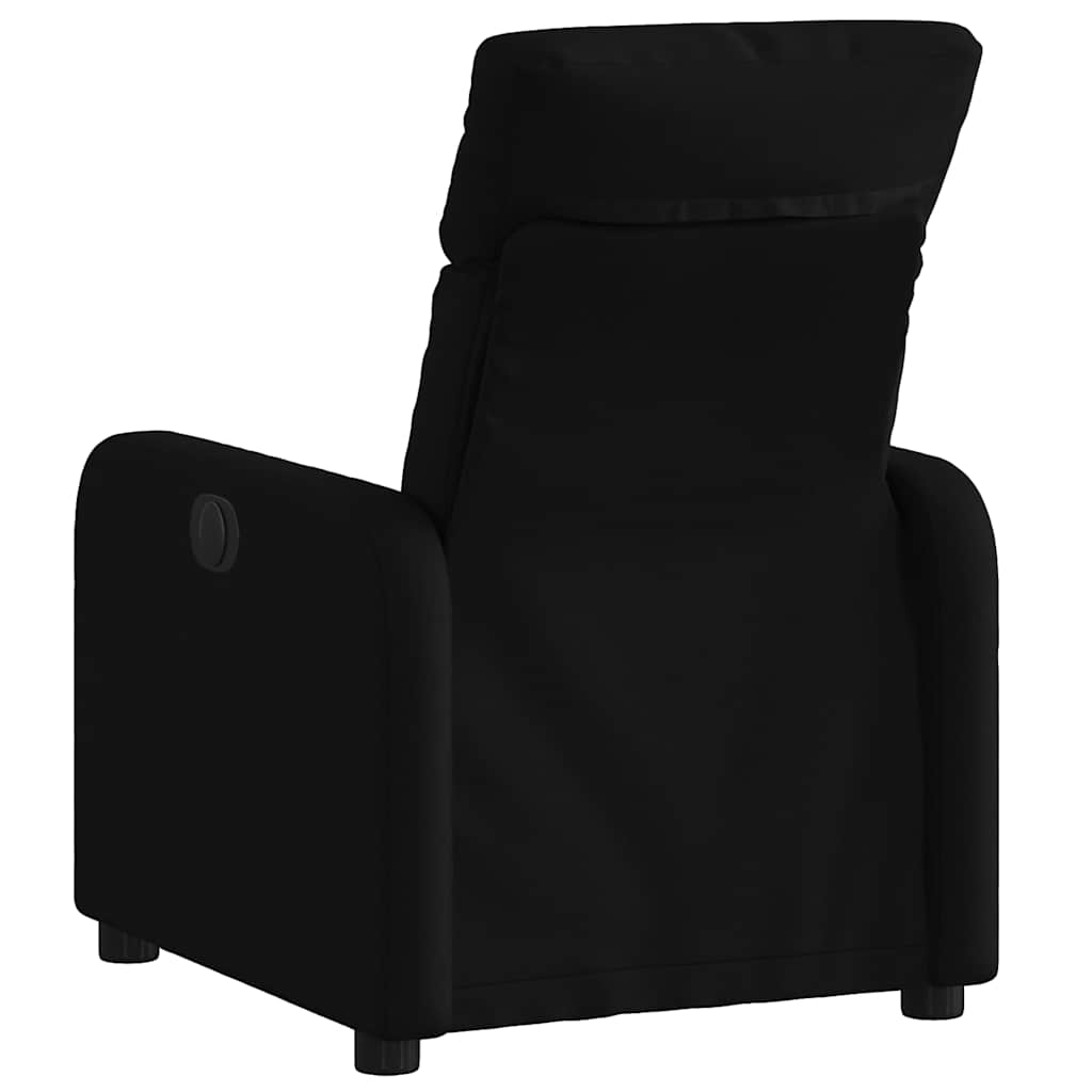 Vidaxl Foldable Armchair, Black, Upholstered In Fabric