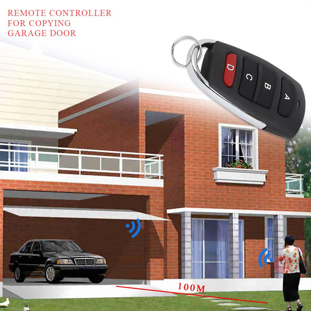 1/2PCS Auto Copy Remote Control Auto 4 Channel ABCD Code Garage Gate Door Opener Duplicator 433.92 MHz Cloning Code Car Key