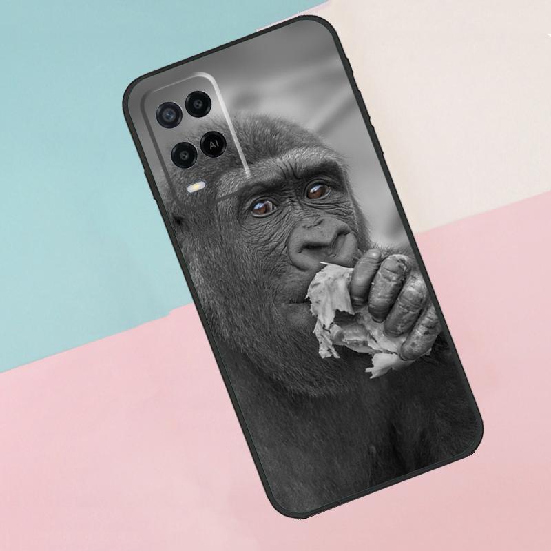 

Monkey Gorilla Ape Baby For Oppo A18 A38 A78 A98 A96 A58 A17 A77 A80 A40 A60 A16 A76 A74 A94 A54 A15 A57S Phone Case OPPO A79 5G