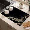 Solid Color Simple Placemat Kitchen Diatomite Dish Drainer Super Absorbent Coffee Rug Drain Pad Non-slip Bath Drying Dishes Mat