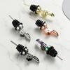 Stainless Steel Wine Pourer Olive Oil Bottle Pourer Spout Stopper Auto Open Close Cap Dust Proof Kitchen Bar Barware Tool