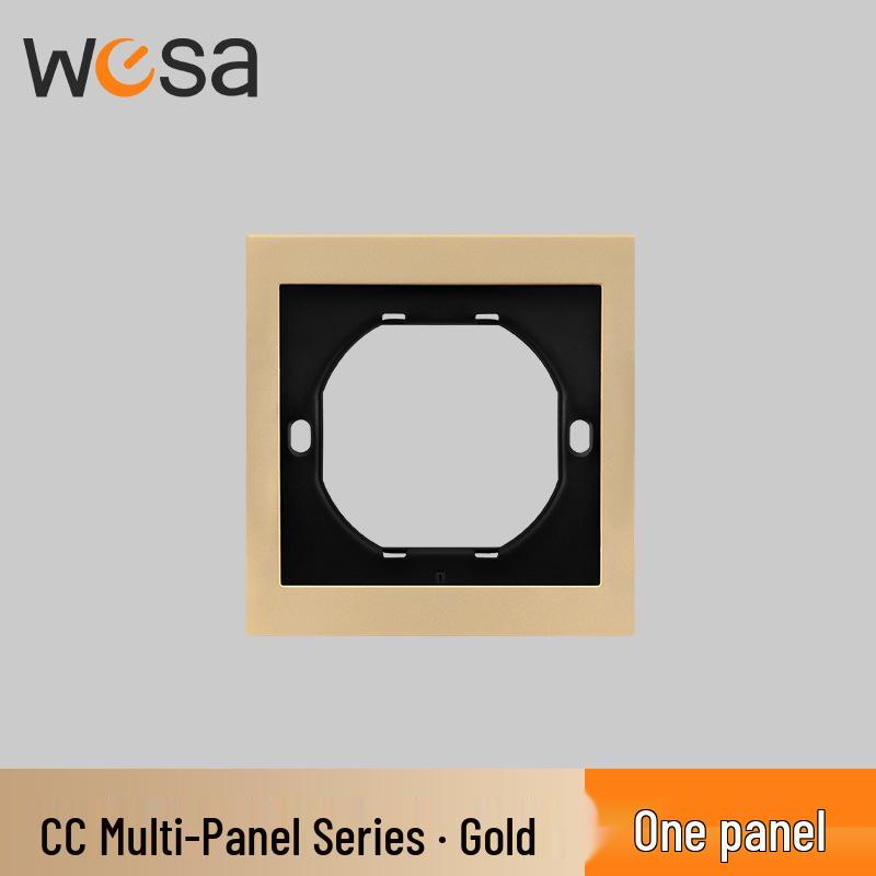 CC New Style 16A Multi-Gang European Socket Panel with Flame Retardant Protection and Switch