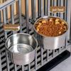 Stainless Steel Hanging Dog & Cat Feeder Bowl