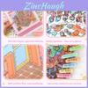Artist Model Kit With 3d Miniature Scene Stickers For Diy Crafts And Gift Giving