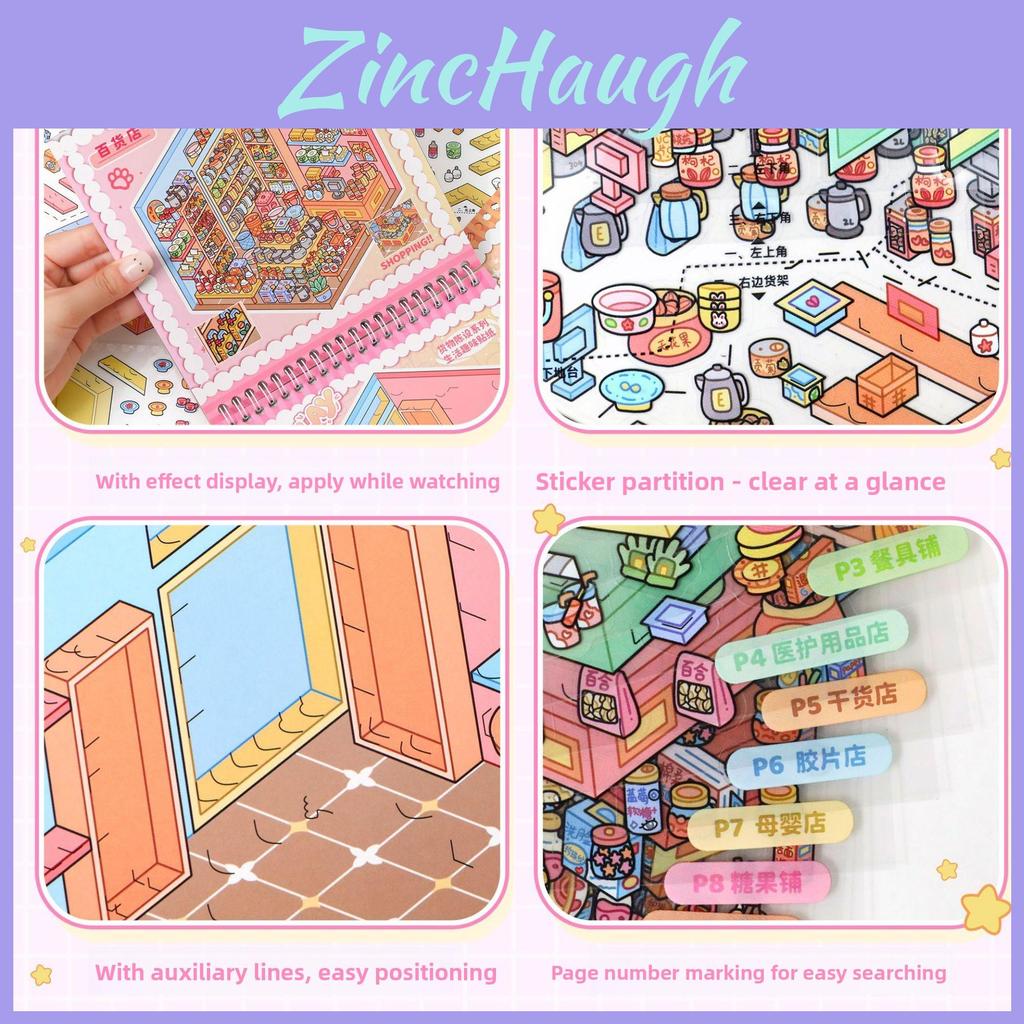 Artist Model Kit With 3d Miniature Scene Stickers For Diy Crafts And Gift Giving