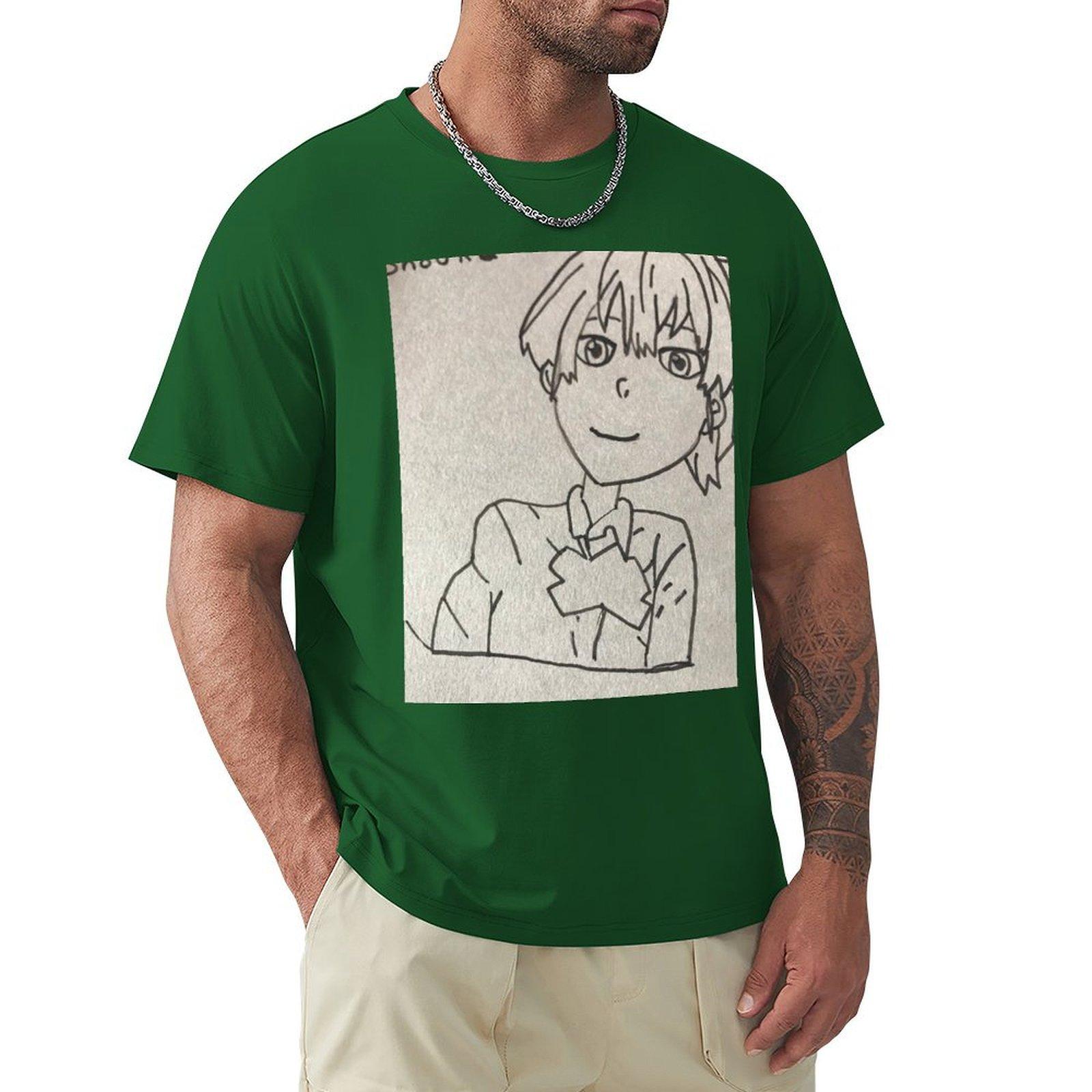 

Сёко Нишимия (Из Безмолвного Голоса) Футболка Эша Эстетическая одежда Винтажная аниме-футболка Графические футболки для мужчин 6XL зелёный