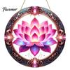 Natural Atmosphere Wall Decor Colorful Hummingbird Hanging Decoration, Stained Acrylic Suncatcher for Window Translucent Art Piece Decor, Decorative