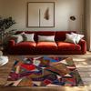Vintage Persian Area Rug Bohemian Carpet Non-Slip Floor Mat Living Room Decor Turkish Kilim Rug Modern Home Decor Unique Pattern