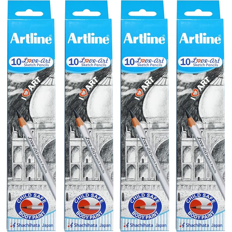

Artline Love Art Ultra Dark Sketch Pencil Set | Pencil Set For Drawing Sketching Shading For Artists, Professionals & St 140 чёрный