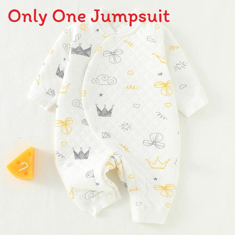 Baby Cotton Snowsuit With 3layer Warmth For Newborns And Infants